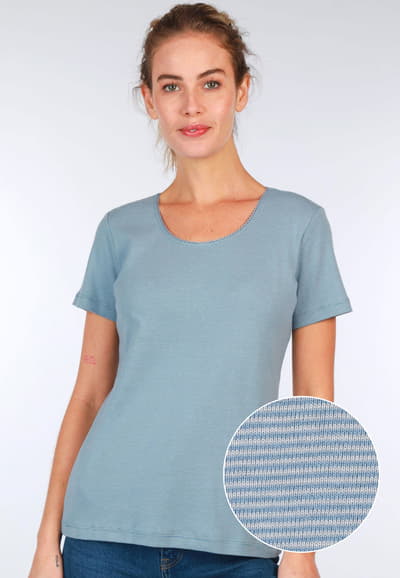 T-Shirt Sarina - swedish blue
