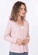 Strickjacke Lindara solid - rose