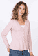 Strickjacke Lindara solid - rose