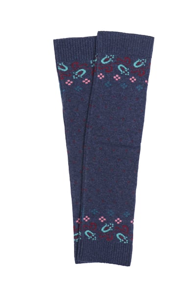 Beinstulpe Lati floral - navy