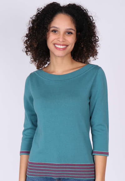 Strickpullover Camilista - emerald