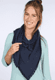 Dreiecktuch Lisa - navy