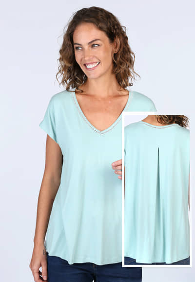 T-Shirt Nylara - turquoise