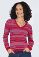 Strickpullover Camillana - cerise