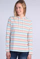 Sweater Hilja colourful stripe - ivory