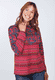 Strickpullover Flekkina  - wine