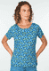 T-Shirt Zoe rosy  - navy