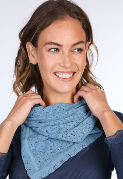 Dreiecktuch Lisa - swedish blue