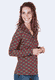Bluse Celeste retro flower - purple
