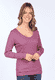 Langarmshirt Suzannzi  - deep purple