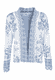 Strickjacke Dilara flower - ivory