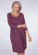 Kleid Jola solid - plum