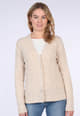Strickjacke Beris - sand