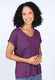 T-Shirt Betzinka solid  - deep purple