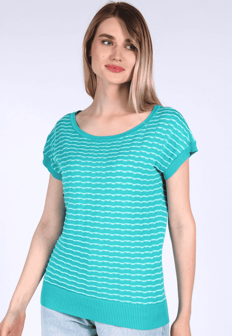 Knitted shirt Aivy - tropical