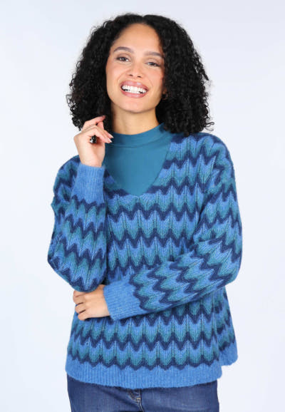 Strickpullover Elianne  - lake