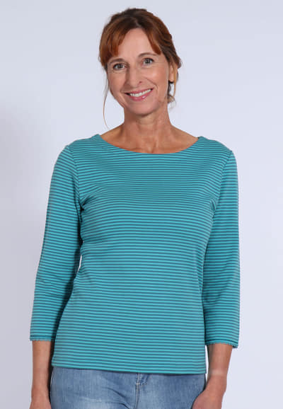 Langarmshirt Bea - emerald
