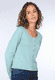 Strickjacke Lilo Dot - turquoise