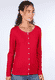 Strickjacke Natascha - rubin