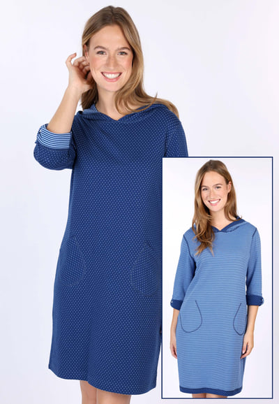 Wendekleid Milanne  - indigo