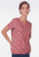 T-Shirt Linde summer meadow  - rubin