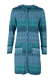 Strickmantel Jordis peacock - emerald