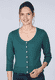 Strickjacke Liselotte  - bottle green