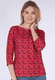Langarmshirt Belina - red