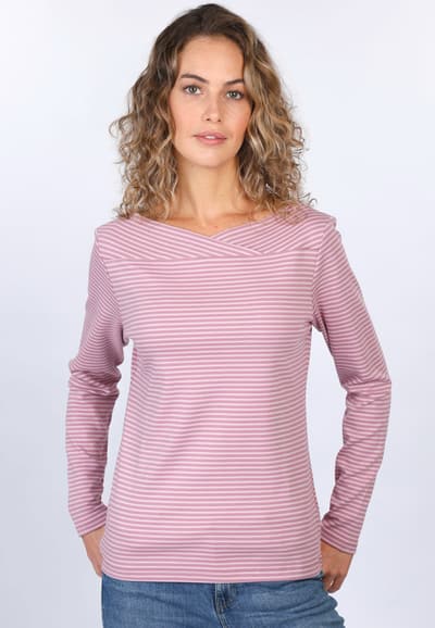 Langarmshirt Kajsa  - dusty orchid