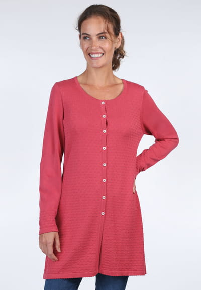 Strickmantel Annelotte - magnolie
