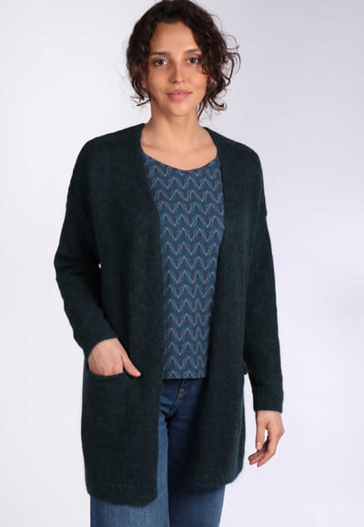 Strickjacke Tati - deep ocean