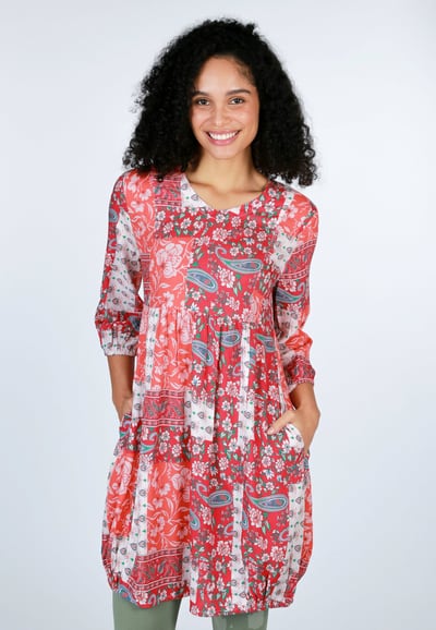Kleid Runa - cardinal