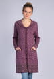 Strickmantel Glory - plum