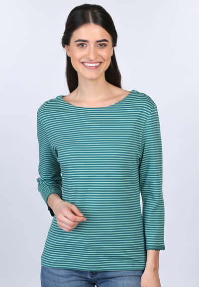 3/4-Arm-Shirt Bea - bottle green