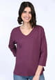 3/4-Arm-Shirt Betzili  - plum