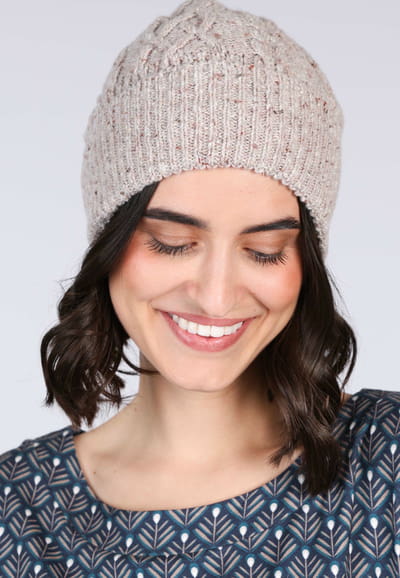 Strickmütze Hatje  - sand