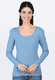 Langarmshirt Malin  - blue shadow