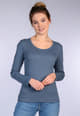 Langarmshirt Malin - mosaic blue