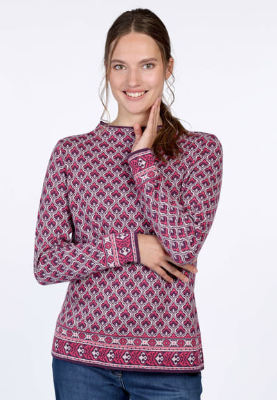 Strickpullover Sofia tulip  - deep purple