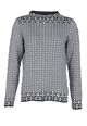 Strickpullover Dorit geo - navy