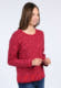 Strickpullover Josefine  - rubin