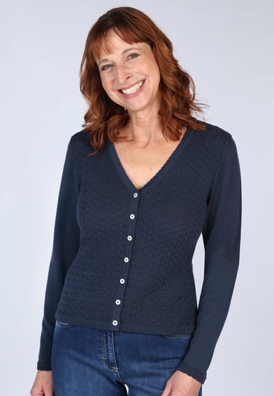 Strickjacke Amily  - navy
