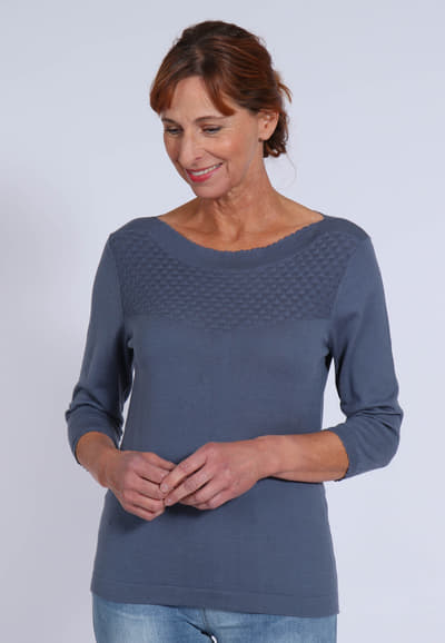 Strickpullover Annina - smoke