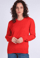 Strickpullover Alba - burnt orange