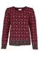 Strickpullover Josefine happy - dark grape