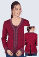 Strickjacke My  - plum