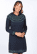 Strickkleid Astoria Flower - navy