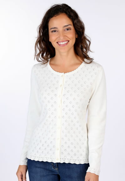 Strickjacke Lele  - ivory