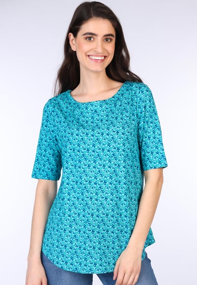 T-Shirt Nini flower field  - wave