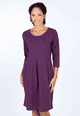 Kleid Jola solid  - deep purple